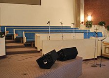 New Pulpit and Communion Table